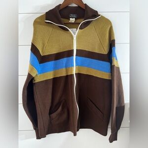 Vintage 60 or 70’s Veneto by‎ Seaton zip up. Size Large Made in Poland.